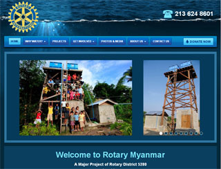 Website Design / Development Rotary Myanmar
